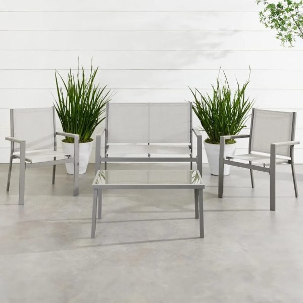 4-Piece Outdoor Patio Conversation Set - Image 2