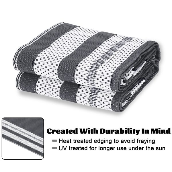 5x8 Reversible Outdoor Rug for Patio - Image 2