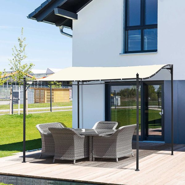 10' X 10' Steel Outdoor Pergola Gazebo - Image 2