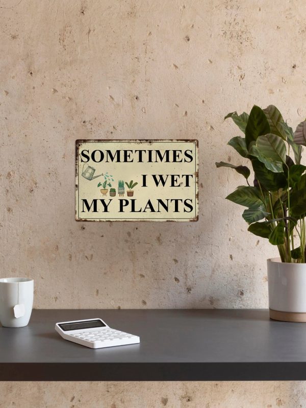 Funny Garden Rustic Metal Sign - Image 4