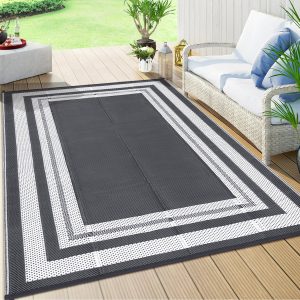 5x8 Reversible Outdoor Rug for Patio