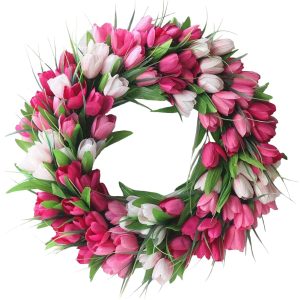 19.7 Inch Tulip Wreath