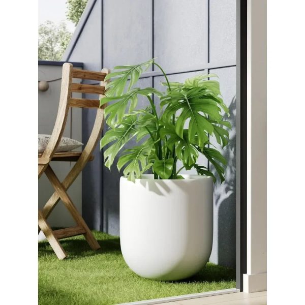 6+8+10 Inch Ceramic Planters with Drainage Hole and Rubber Plug - Image 5