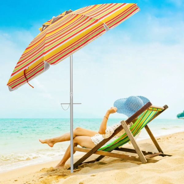 6.5FT Patio Beach Umbrella - Image 5