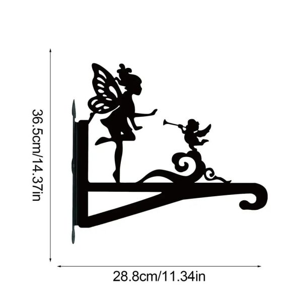 Iron decorative silhouette plant hook Hanging plant bracket - Image 9