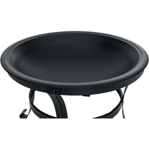 22 Inch Wood Burning Fire Pit for Outside - Image 5