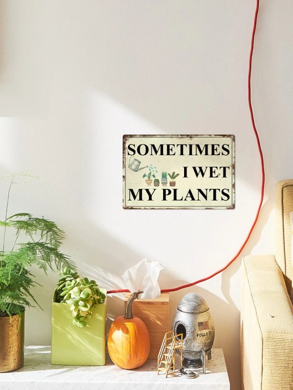 Funny Garden Rustic Metal Sign - Image 3