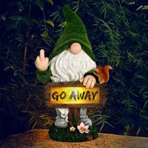 Gnomes Decorations for Yard with Solar LED Light