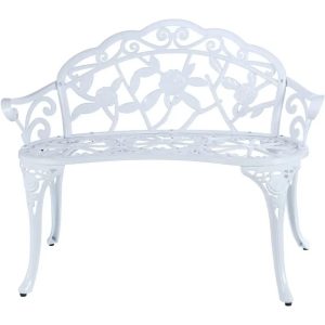 Cast Aluminum Patio Garden Bench