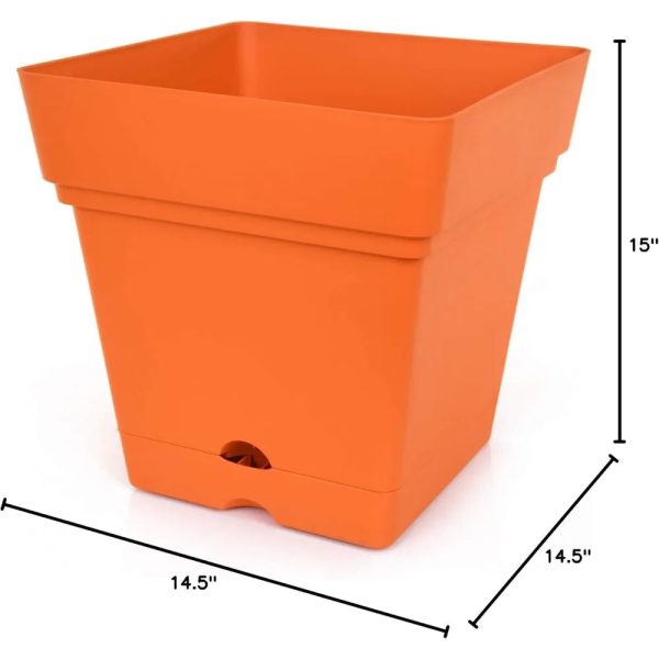 Pot w/Wheels, Large (14.5inW x 15inH), - Colorful - Image 3