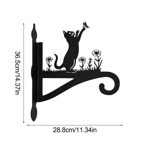 Iron decorative silhouette plant hook Hanging plant bracket - Image 8
