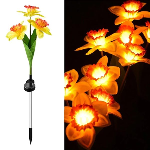 Solar Daffodil Flower Light - Image 2