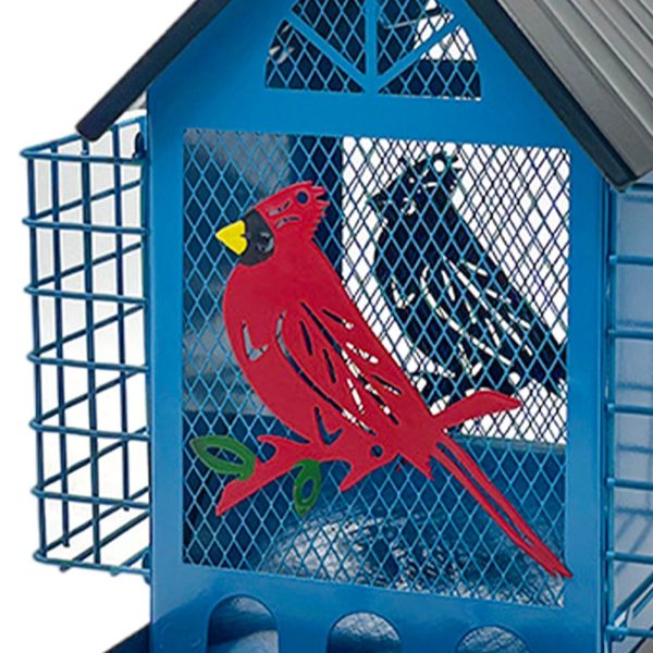 Outdoor Large Capacity Metal Bird Feeder - Image 5