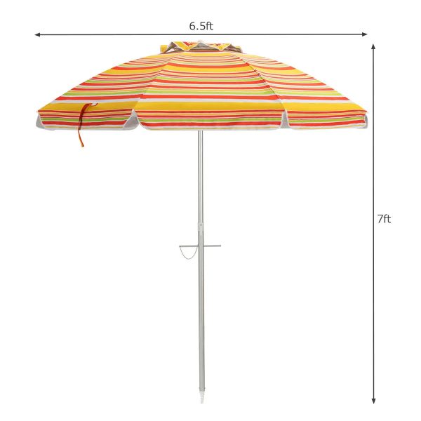 6.5FT Patio Beach Umbrella - Image 2